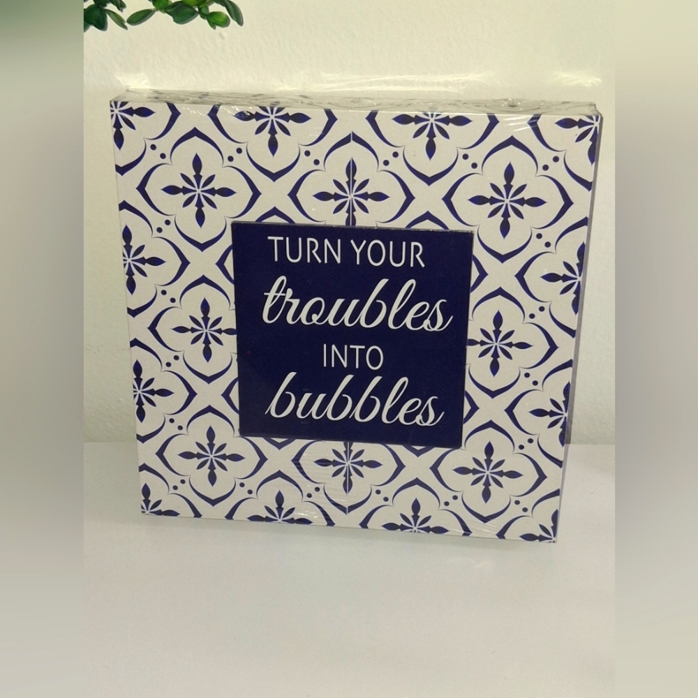 Blue and White Decorative Art Piece